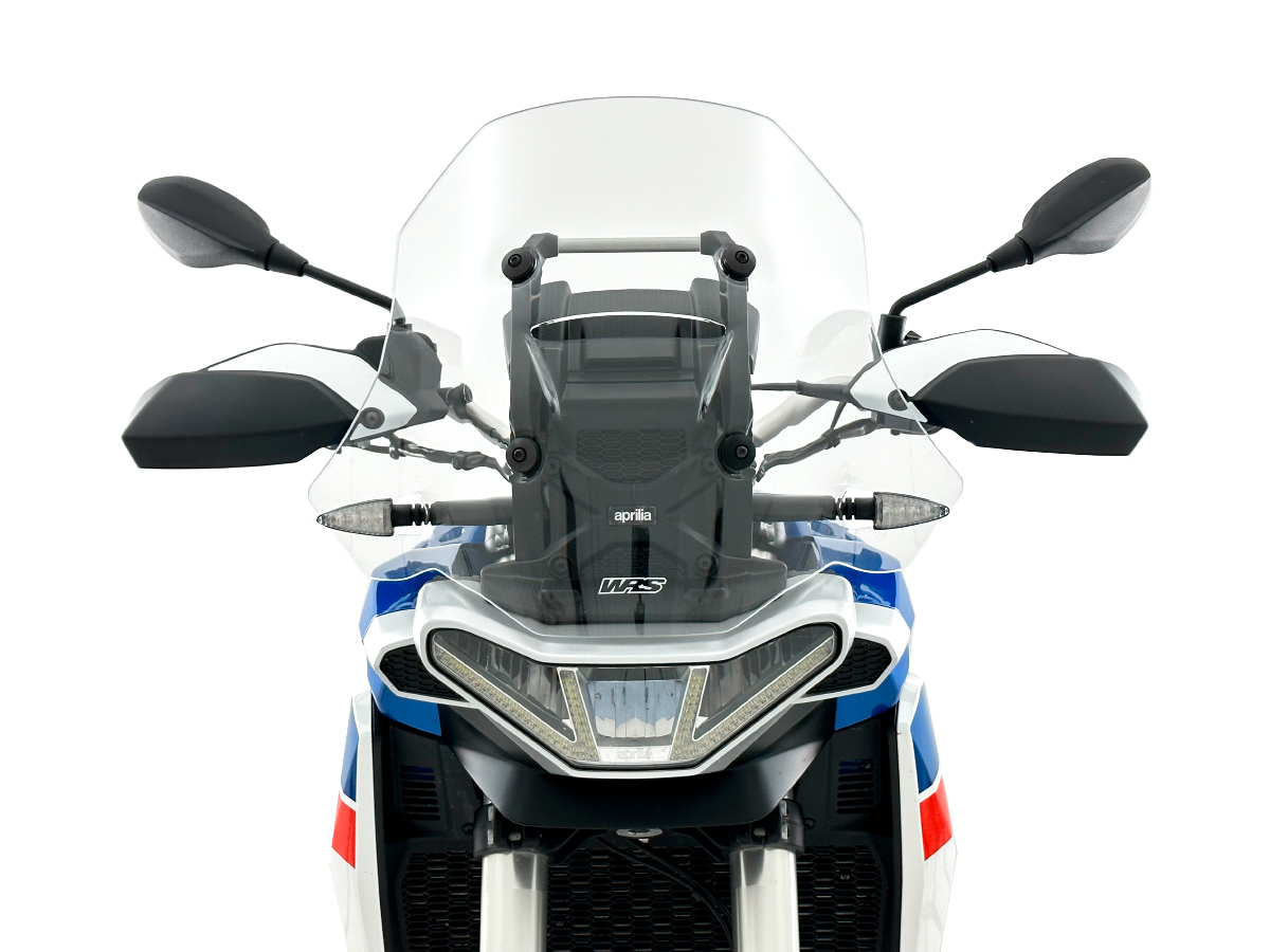 Plexi motocyklu WRS verze STANDARD PLUS pro APRILIA TUAREG 660 rok 2022-2024 barva čirá, výška plexi 44,5 cm
