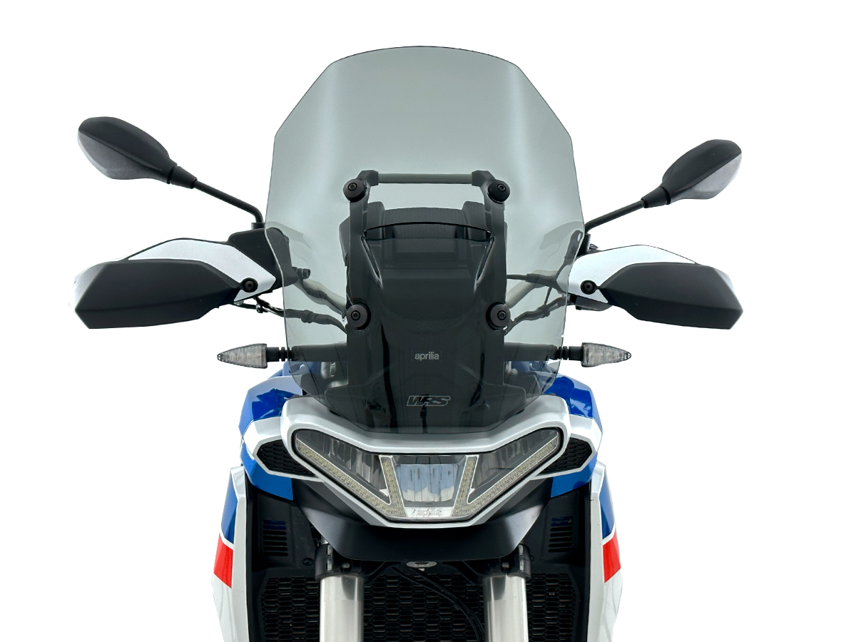 Plexi motocyklu WRS verze TOURING pro APRILIA TUAREG 660 rok 2022-2024 barva kouřová, výška plexi 49,5 cm