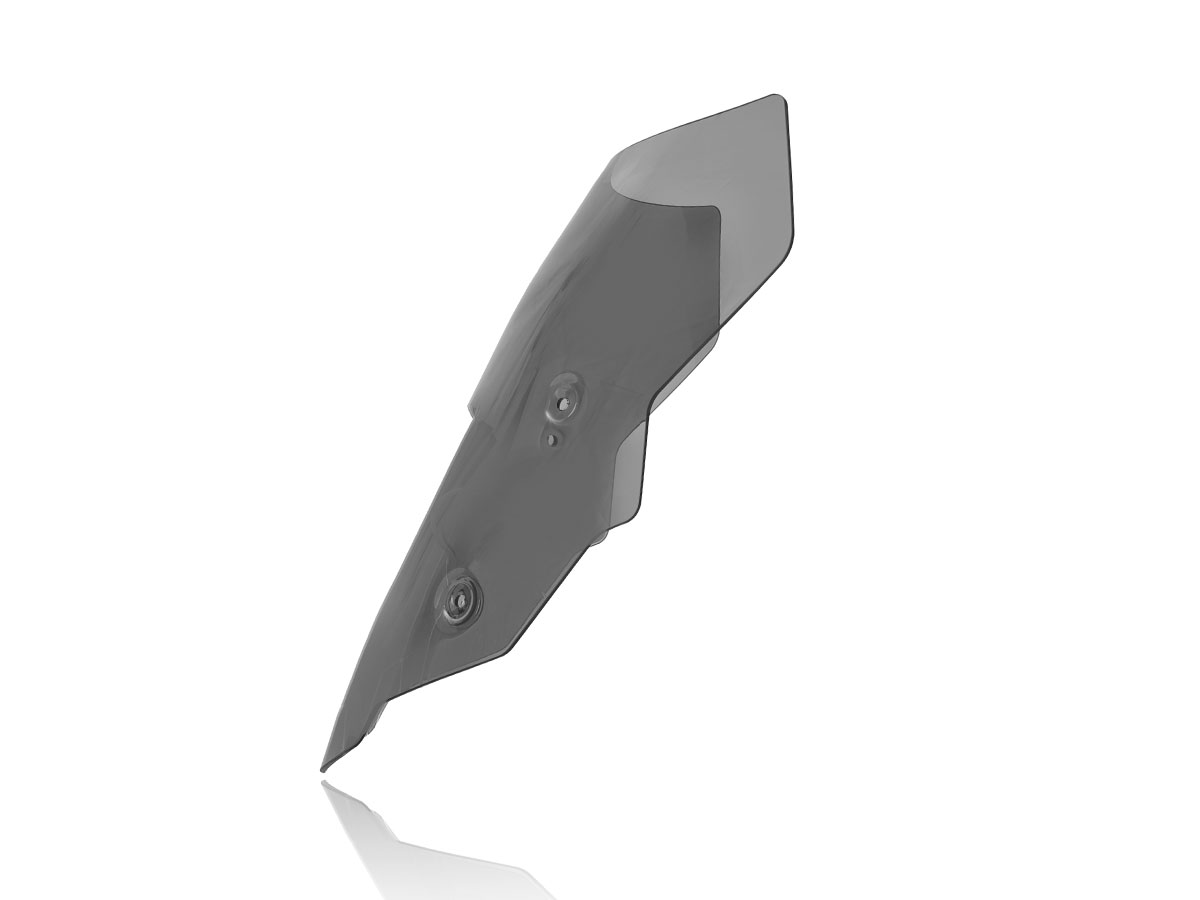 Plexi motocyklu WRS verze SPORT pro HONDA XL 750 TRANSALP ABS rok 2023-2024 barva tmavě kouřová, výška plexi 35,5 cm