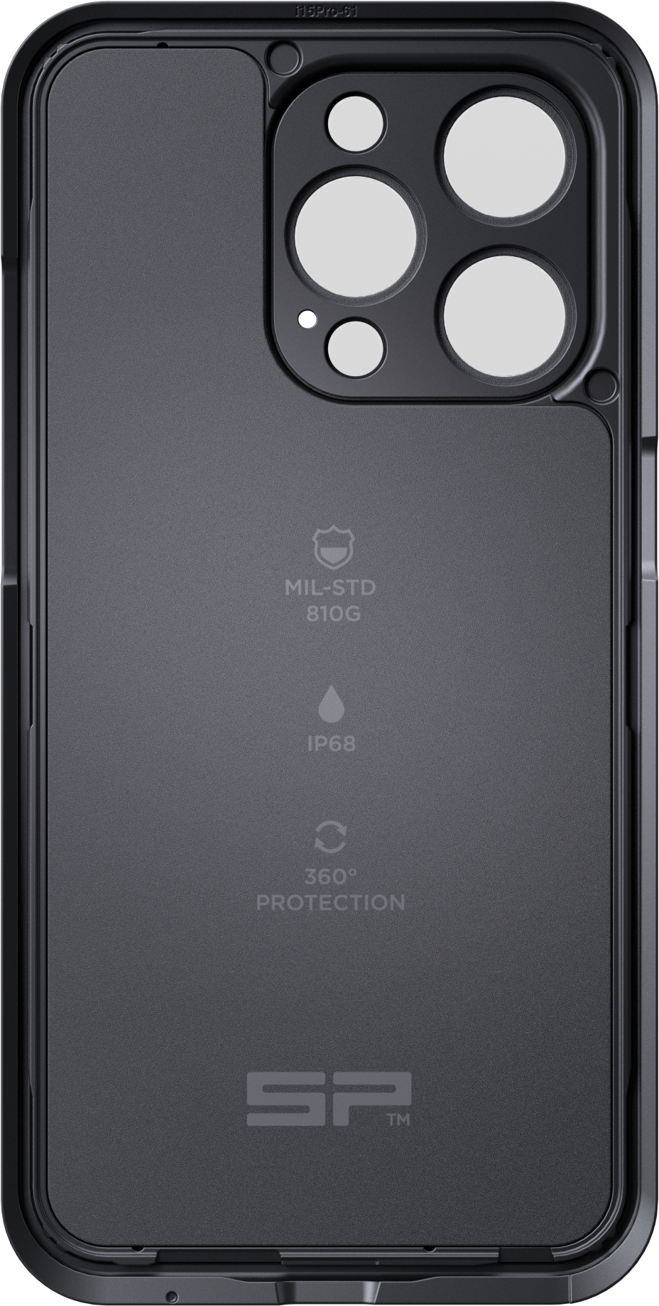 Voděodolné IP68 pouzdro mobilního telefonu / kryt na mobil SP CONNECT PHONE CASE XTREME 52905  pro telefon IPHONE 15 PRO  