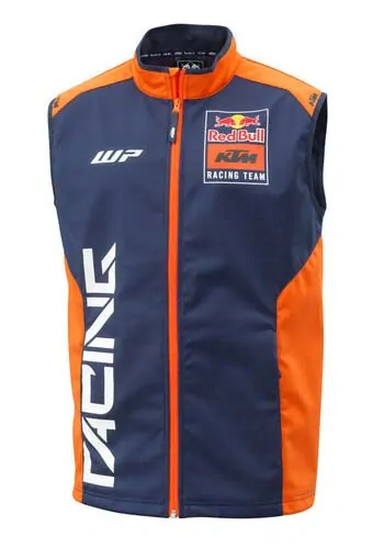 Sportovní vesta KTM REPLICA TEAM VEST modrá/oranžová
