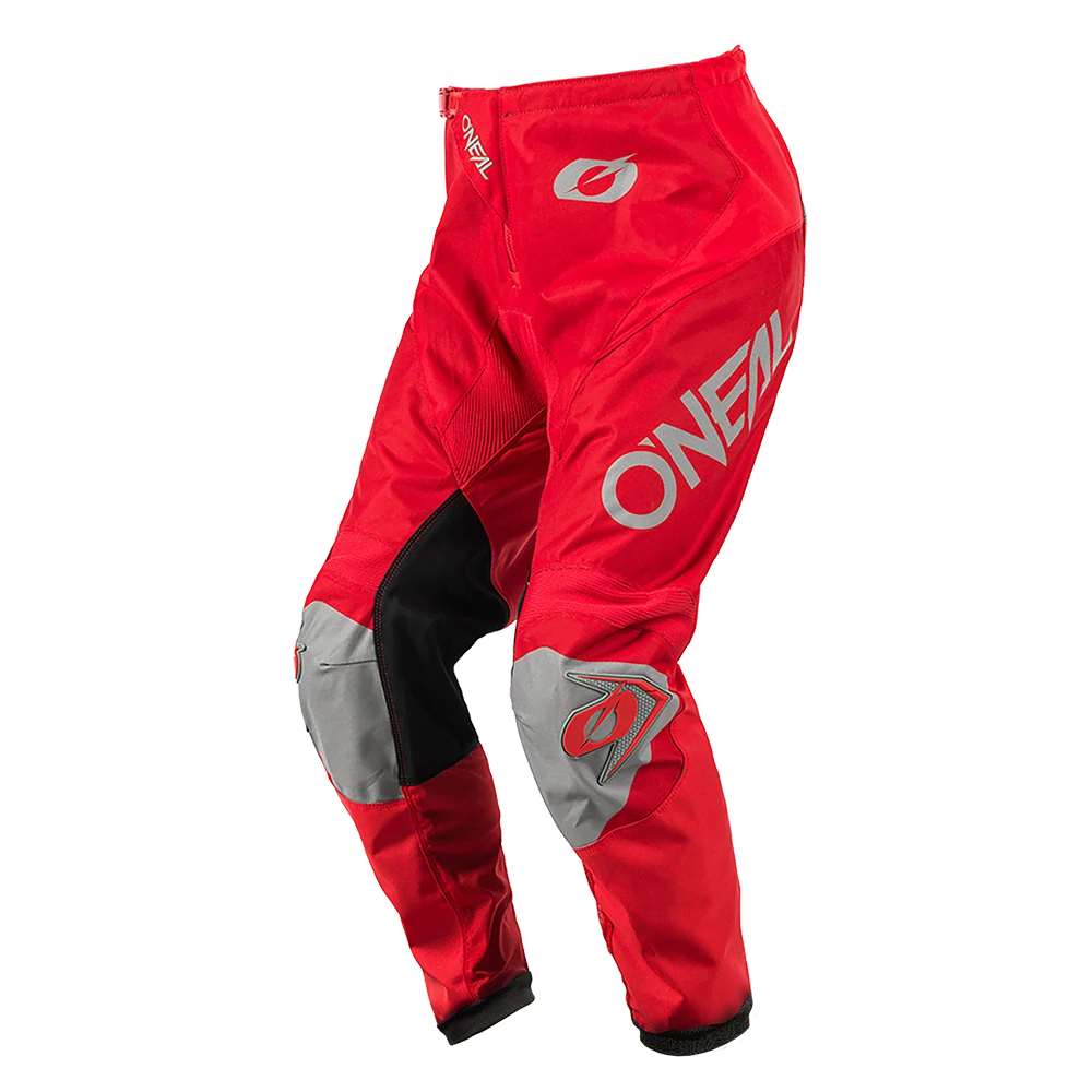A Motokrosový - enduro komplet dresu a kalhot ONEAL MATRIX RIDEWEAR červená/šedá velikost 38+XXL