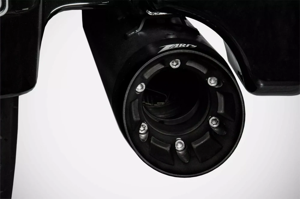 Homologované koncovky výfuku motocyklu ZARD SLIP ON MUFFLERS HOMOLOGACE E5 pro motocykl HARLEY DAVIDSON ROAD GLIDE ST/ ROAD GLIDE SPECIAL rok 2021-2023 viz popis, barva černá