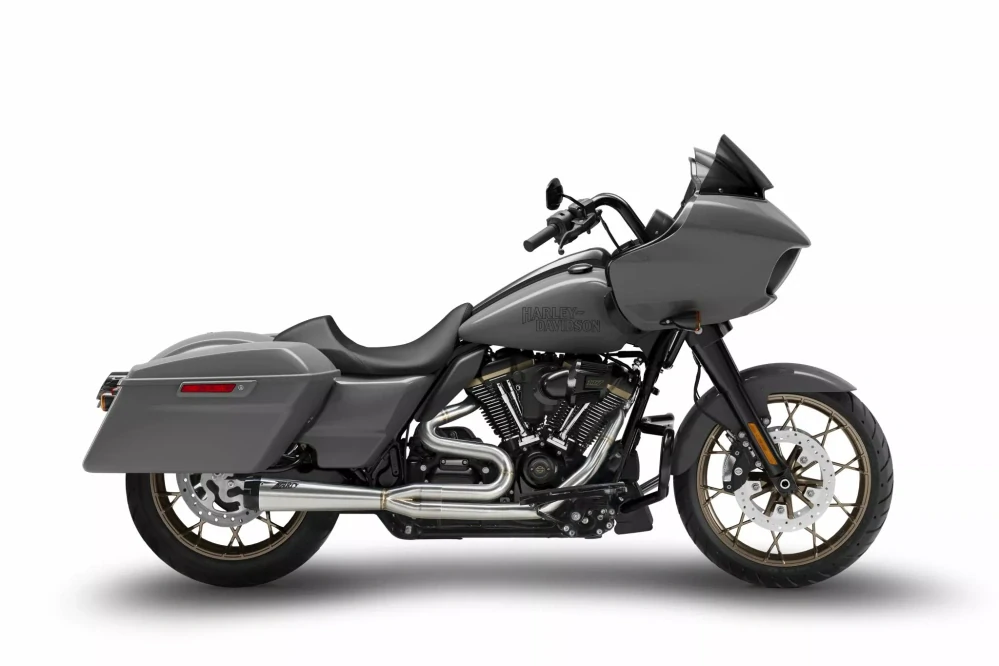 Výfukový systém motocyklu ZARD FULL KIT EXHAUST SYSTEM 2:1 pro motocykl HARLEY DAVIDSON STREET GLIDE / ROAD KING / ROAD GLIDE rok 2017-2023 viz popis, barva stainless steel / saténový chrom 