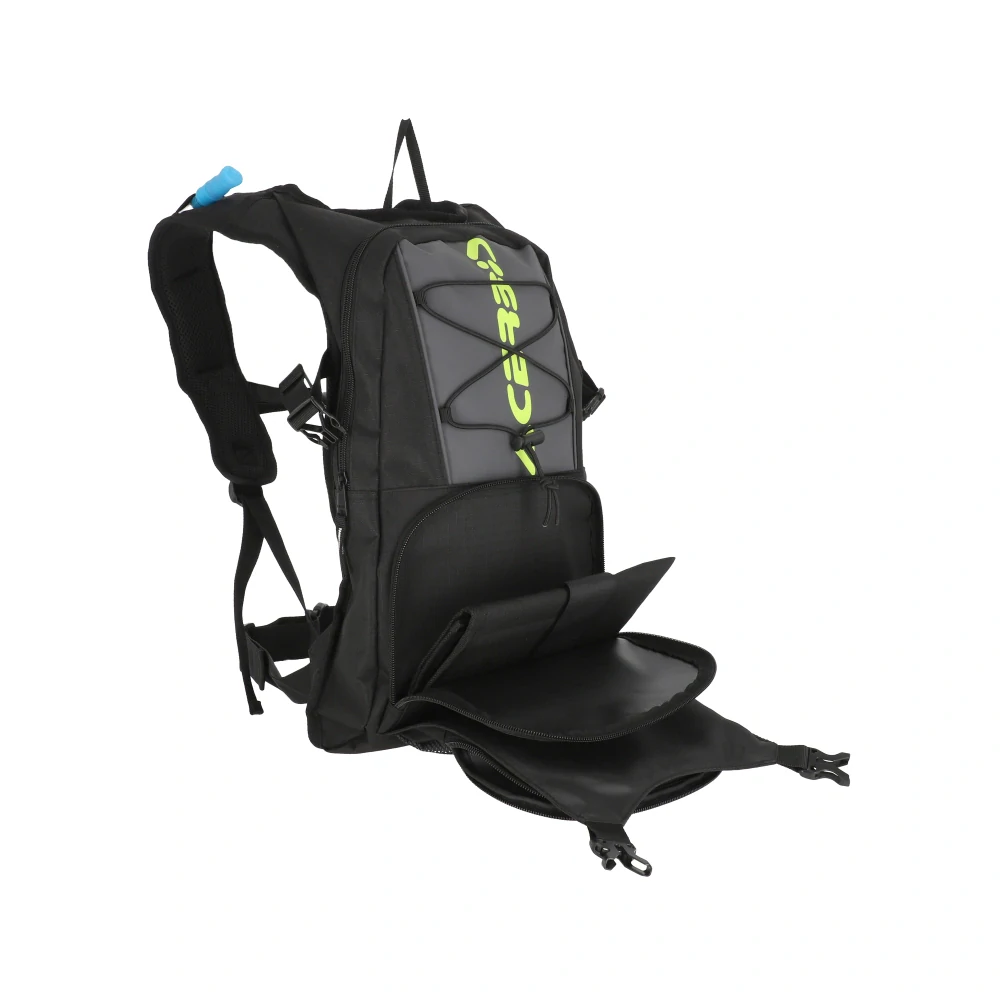 Batoh s picím vakem / picí vak ACERBIS H20 DRINK BAG/BACKPACK objem batohu 10 litrů, objem picího vaku 3 litry, barva černá/šedá/žlutá fluo
