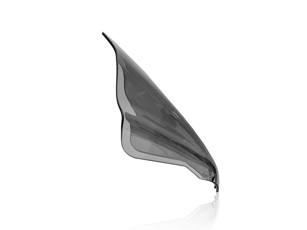 Motocyklové plexi / čelní plexi motocyklu  WRS VERZE SPORT KT011FS pro KTM DUKE 890 / 790 / R rok 2020-2024 barva tmavě kouřová, výška plexi  28,5 cm