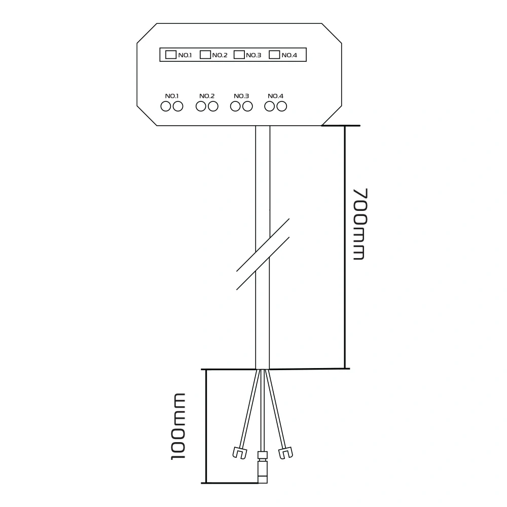Přídavná rozvodová skříň OXFORD JUNSTION BOX 12 V  EL112