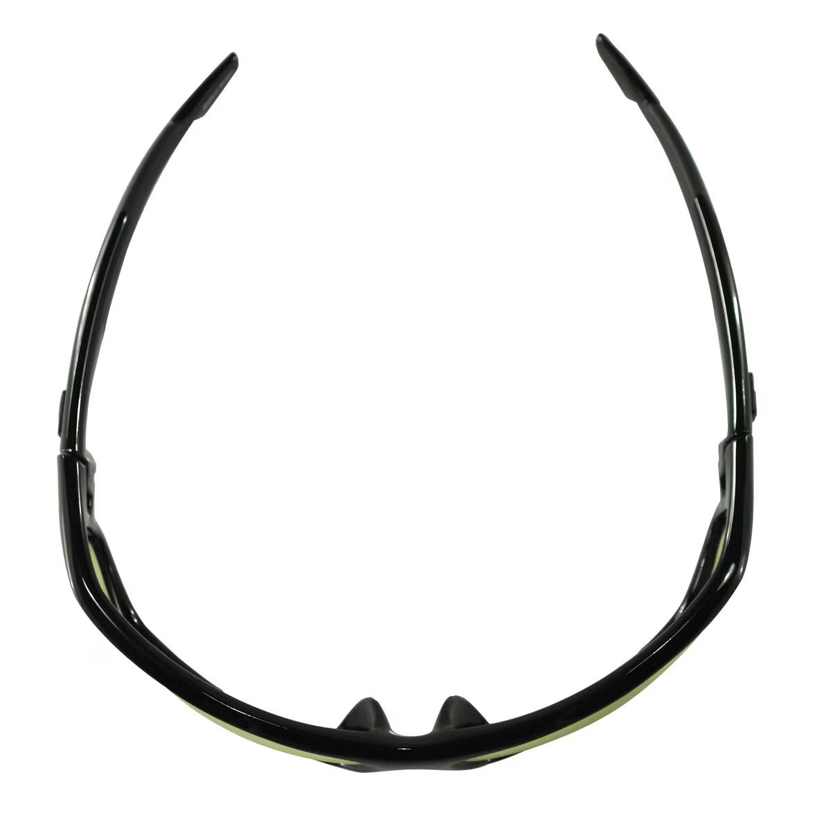 Motocyklové sluneční brýle BOBSTER AXL STREET SUNGLASSES lesklý černý rám, žluté čočky