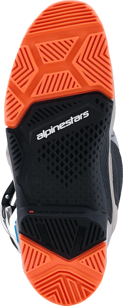 Motocyklové boty pro enduro a terén ALPINESTARS TECH 7 ENDURO 2010426-1562 barva černá/šedá/oranžová fluo 2026