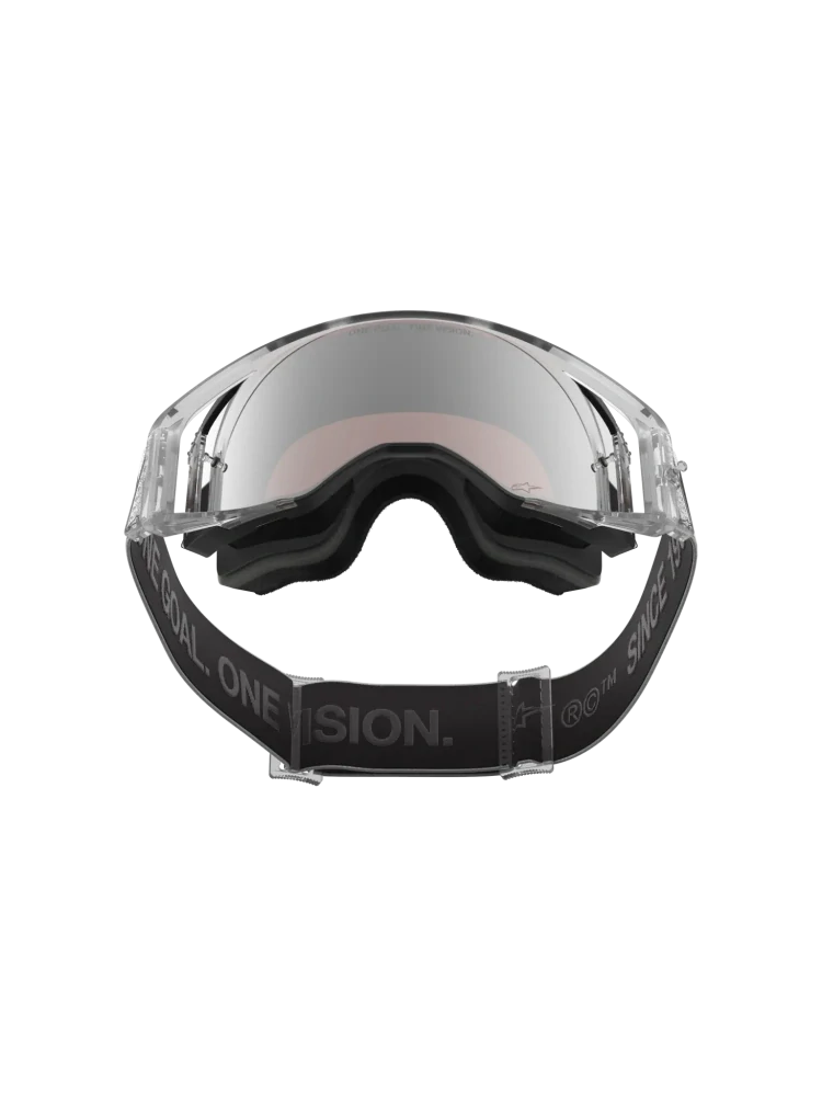 Limitovaná edice motokrosových / enduro brýlí ALPINESTARS GOGGLE SUPERTECH HAIDEN DEEGAN 5100926-1884 Signature Goggle barva stříbrná/černá se stříbrným zrcadlovým plexi 