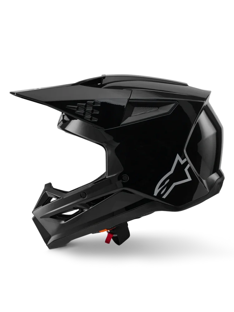 Motokrosová přilba ALPINESTARS SM3 / SM-3 / S-M3 / 8300426-1180 BLACK GLOSS černá lesklá