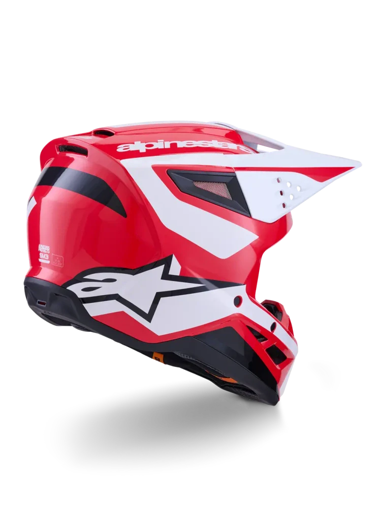 Motokrosová přilba ALPINESTARS SM3 / SM-3 / S-M3 / 8300926-3126 HEAT bílá/červená/černá