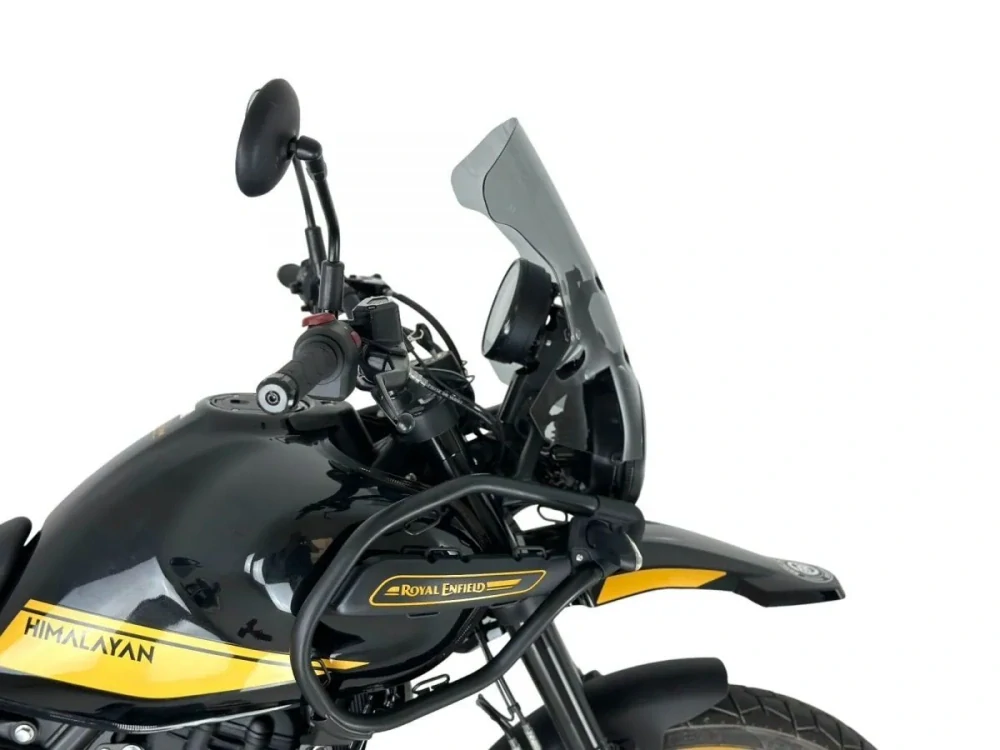 Plexi motocyklu WRS pro ROYAL ENFIELD HIMALAYAN 450 ABS rok 2024-2025 výška plexi 32,5 cm, barva kouřová