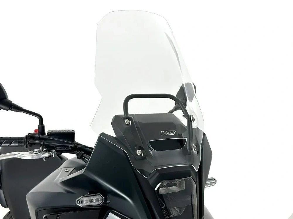 Plexi motocyklu WRS pro HONDA NX 500 rok 2024-2025 výška plexi 46,5 cm, barva čirá 