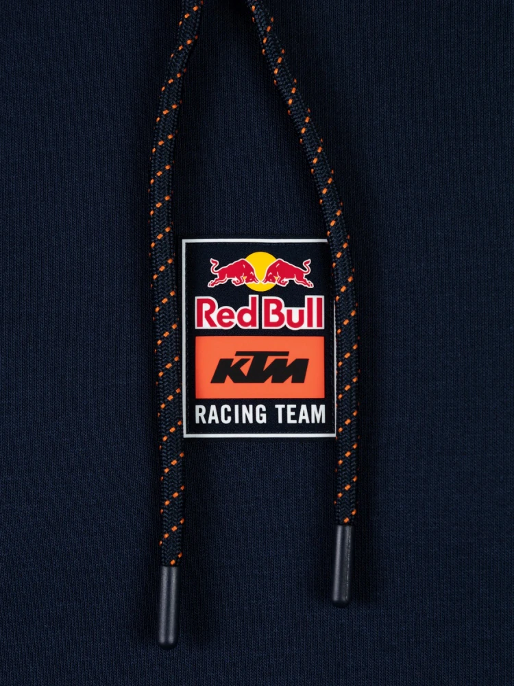 Pánská mikina s kapucí KTM GRID RED BULL barva modrá/oranžová 