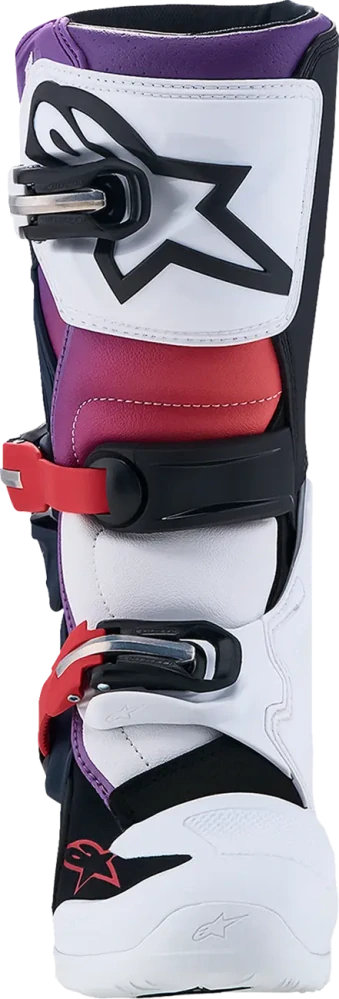 Dětské motokrosové boty / MX obuv ALPINESTARS TECH 7S barva mílá/navy/fialová