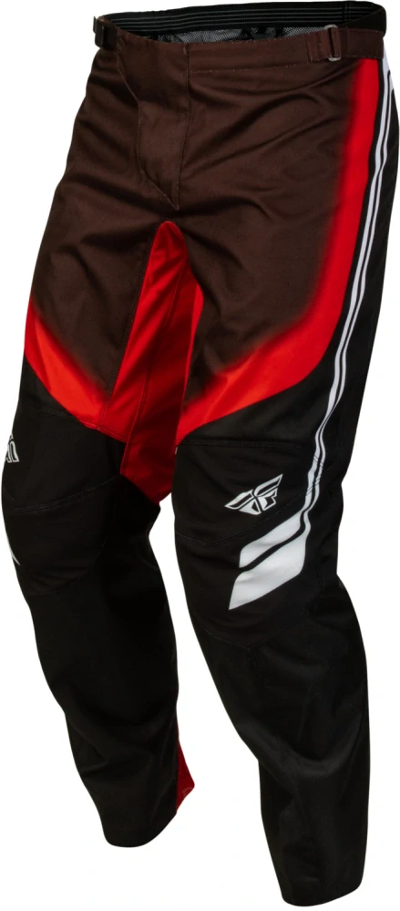 Motokrosové/ enduro kalhoty FLY RACING F-16 /F16 RAZE barva černá/červená/bílá