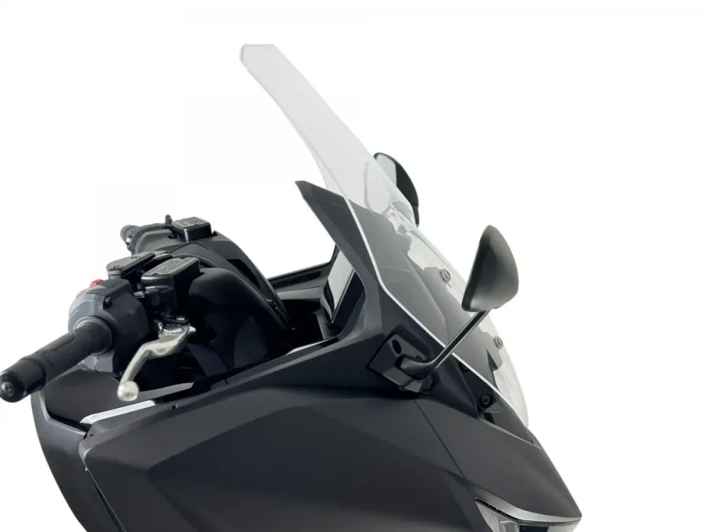 Plexi motocyklu WRS verze TOURING pro HONDA FORZA 750 rok 2025-2026 barva čirá, výška 56,3 cm o 6,5 cm vyšší než originál plexi