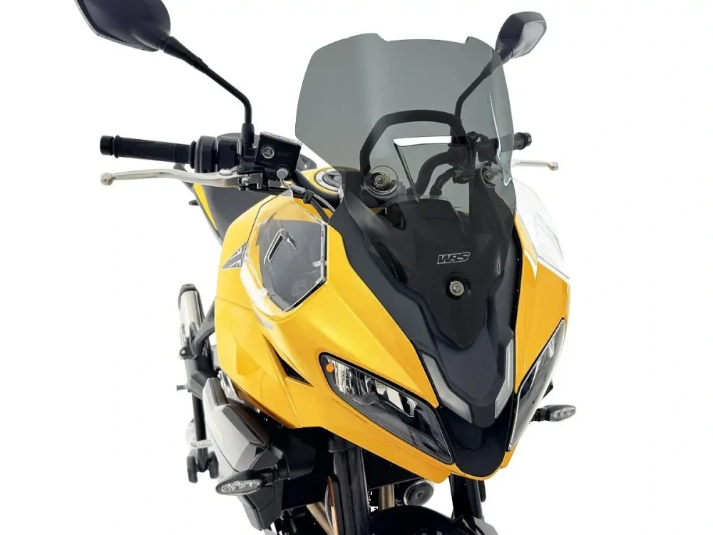 Plexi motocyklu WRS verze SPORT pro TRIUMPH TIGER SPORT 800 rok 2025-2026 barva tmavě kouřová , výška plexi 41 cm