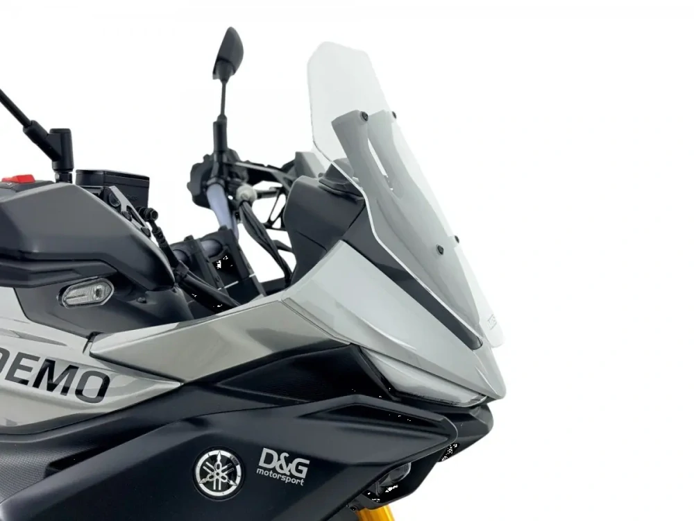 Plexi motocyklu WRS verze SPORT pro YAMAHA RACER 7 / GT rok 2025-2026 barva čirá, výška 39 cm