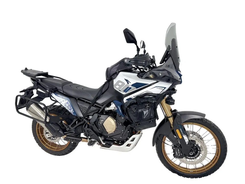 Plexi motocyklu WRS verze CAPONORD pro VOGE VALICO DS 800 X RALLY rok 2025-2026 barva kouřová, výška plexi 35 cm