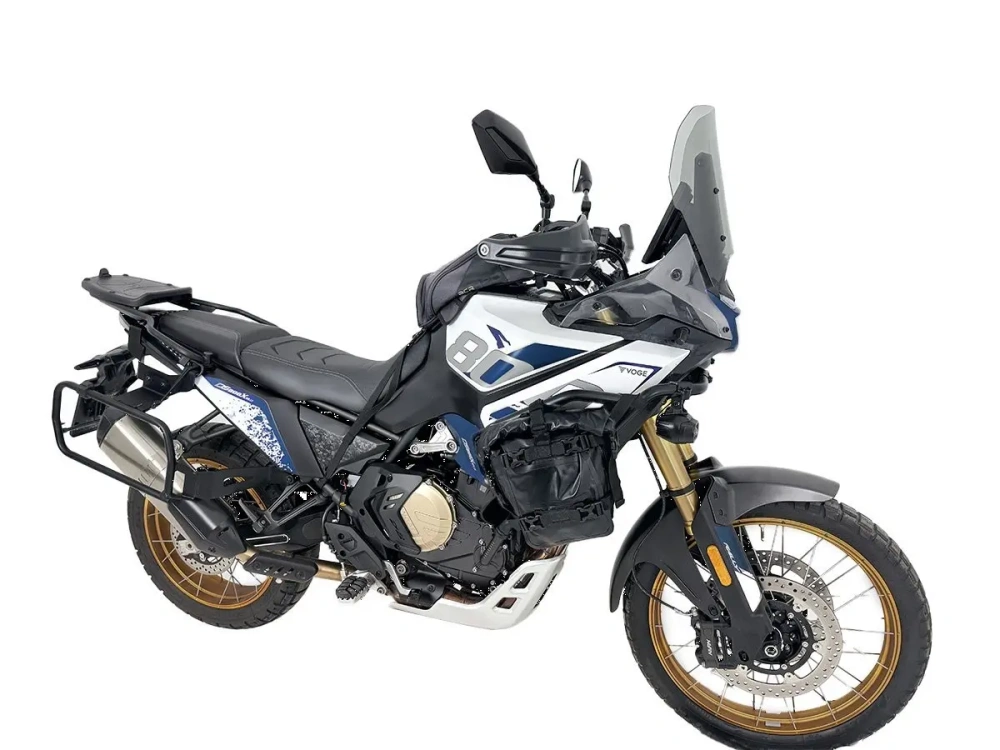 Plexi motocyklu WRS verze TOURING pro VOGE VALICO DS 800 X RALLY rok 2025-2026 barva kouřová, výška plexi 31 cm bez deflektorů