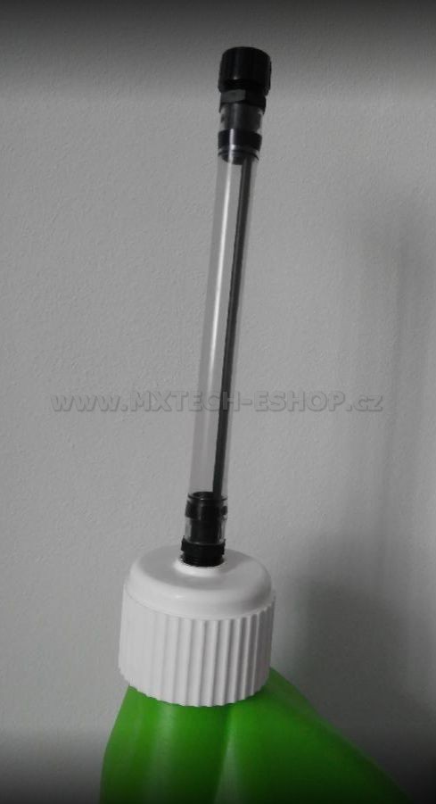 Hadice k uzávěru ke TUFF JUG AUTO SHUT OFF SPOUT FLEXIBLE pro kanystry o obsahu 10 litrů, barva čirá