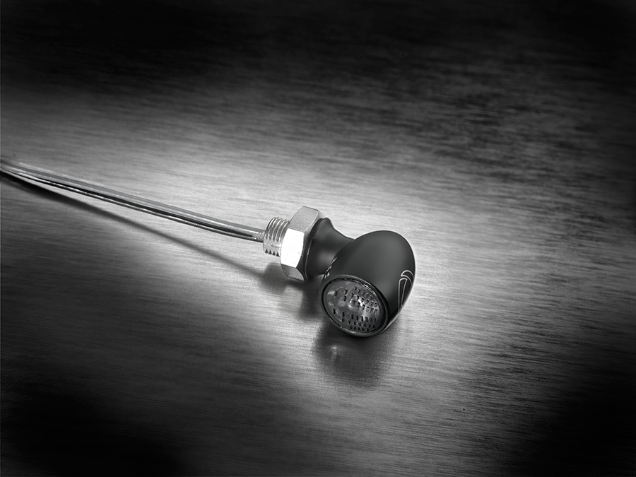 Zadní světlo/brzdové KELLERMANN TAIL/BRAKE LIGHT BULLET ATTO RB - BARVA ČERNÁ/TÓNOVANÉ SKLÍČKO 