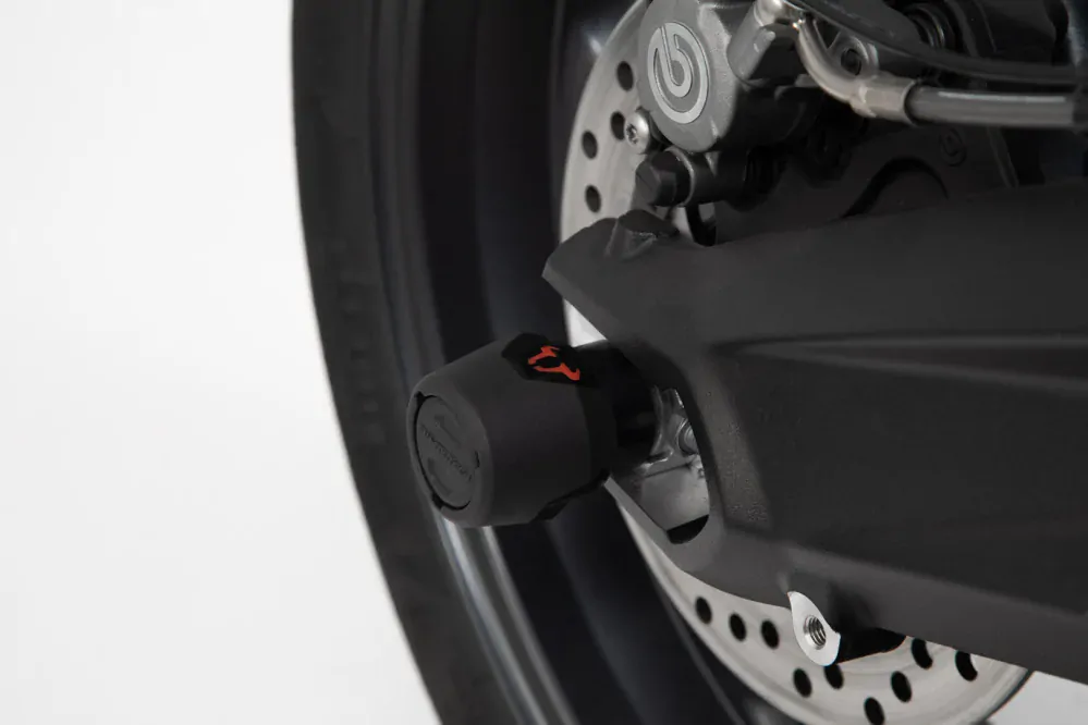 Padací protektory do osy zadního kola motocyklu SW-MOTECH pro BMW S1000R 2013-2020