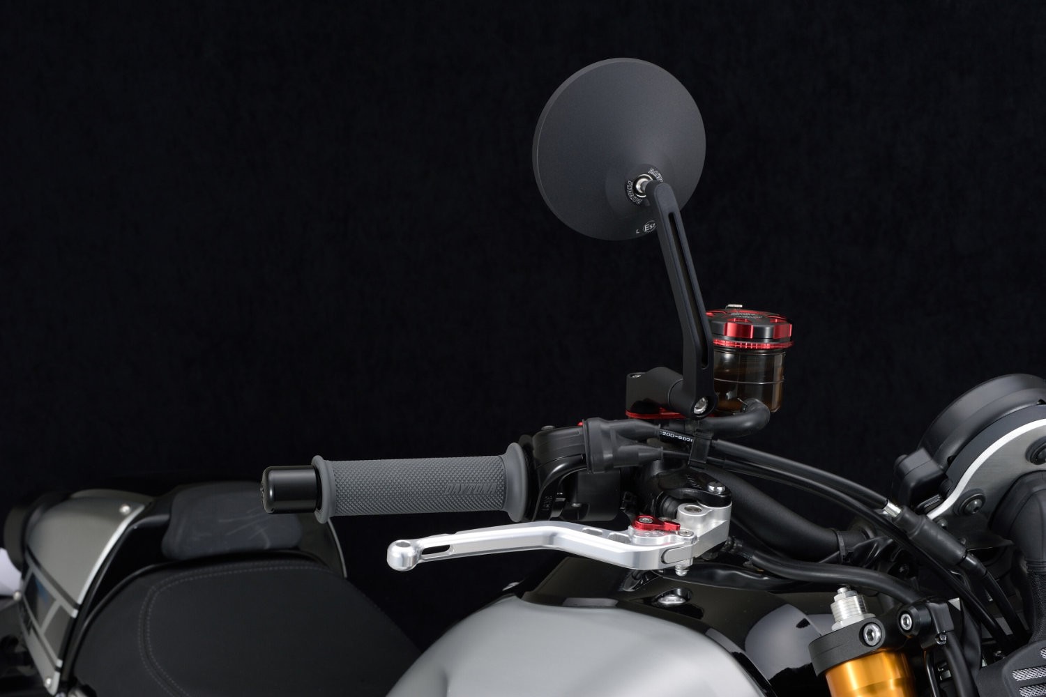 Univerzální zpětné zrcátko motocyklu do konců řidítek DAYTONA D-MIRROR 3 - 1 kus / 2 šrouby M10 x P1.25 (L + P závit)