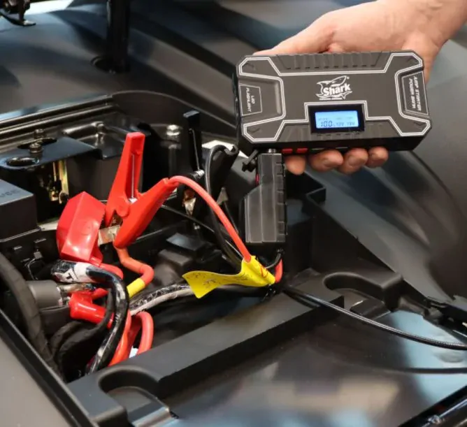 Výkonná multifunkční voděodolná powerbanka SHARK BATTERY JUMP STARTER EPS-400