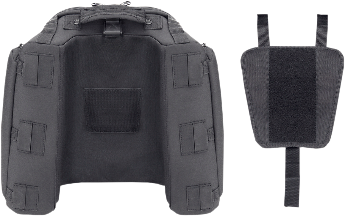 Zadní brašna na motocykl SADDLEMEN TAIL BAG TS1450R TACTICAL objem 23,8 litrů, barva černá
