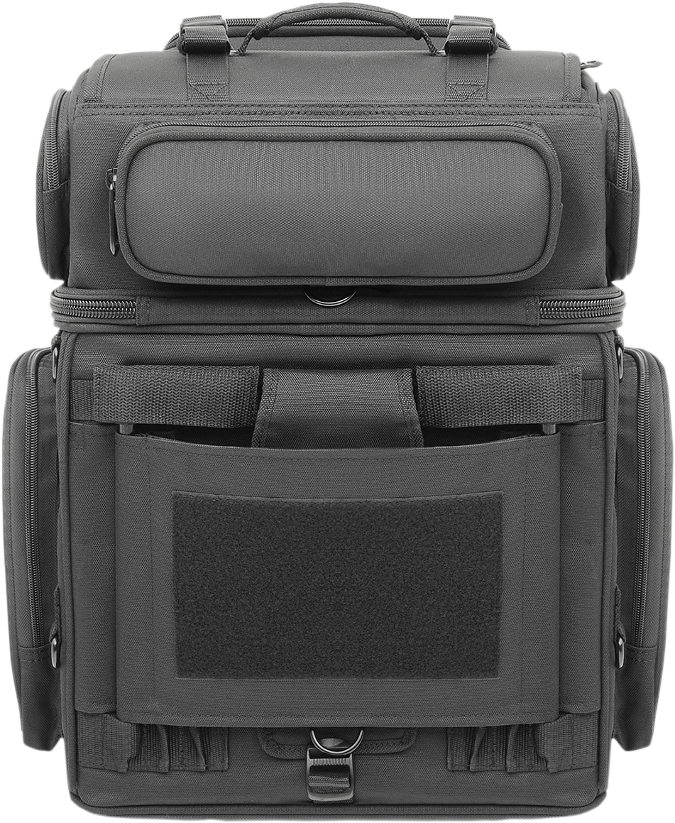 Zadní brašna na motocykl SADDLEMEN SISSY BAR BAG BR3400 TACTICAL objem 55,7 litrů , barva černá 
