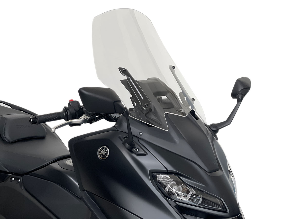 Plexi motocyklu WRS pro YAMAHA T-MAX 560 rok 2022 verze touring, barva čirá, výška 52.5 cm 