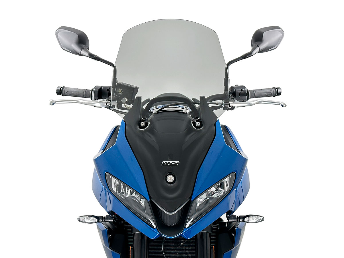 Plexi motocyklu WRS verze TOURING pro motocykly TRIUMPH TIGER SPORT 660 ABS rok 2022-2024, barva kouřová