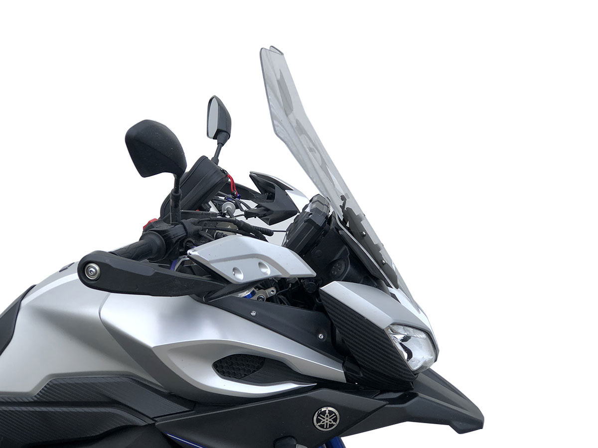 Plexi motocyklu WRS verze touring pro YAMAHA MT-09 ABS rok 2015-2017, barva plexi kouřová, výška 58 cm 