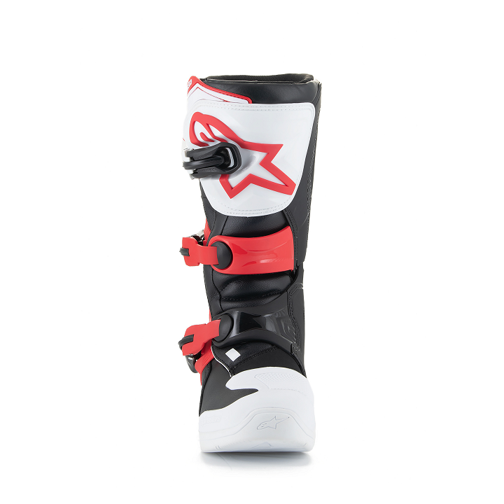 Dětské motokrosové boty ALPINESTARS TECH 3S JUNIOR barva černá/červená/bílá 