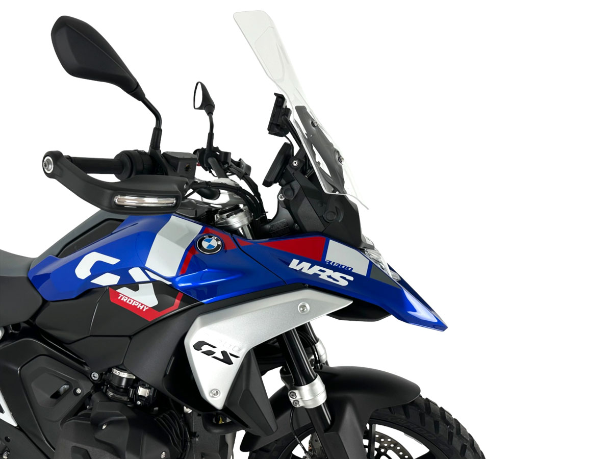 Plexi motocyklu WRS CAPONORD PLUS pro BMW R 1300 GS ABS rok 2023-2024 barva čirá