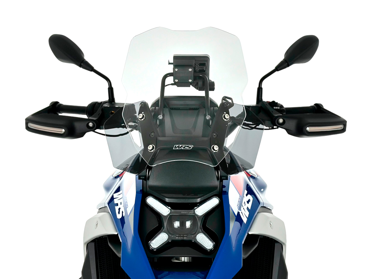 Plexi motocyklu WRS CAPONORD pro BMW R 1300 GS ABS rok 2023-2024 barva čirá bez deflektorů