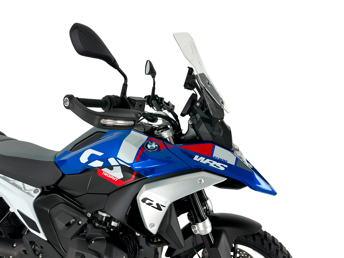 Plexi motocyklu WRS TOURING pro BMW R 1300 GS ABS rok 2023-2024 barva čirá bez deflektorů 