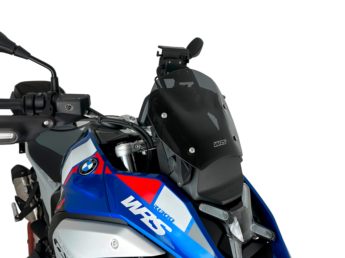 Plexi motocyklu WRS SPORT pro BMW R 1300 GS ABS rok 2023-2024 barva tmavě kouřová