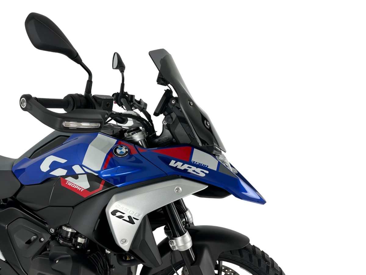 Plexi motocyklu WRS TOURING PLUS pro BMW R 1300 GS ABS rok 2023-2024 barva tmavě kouřová