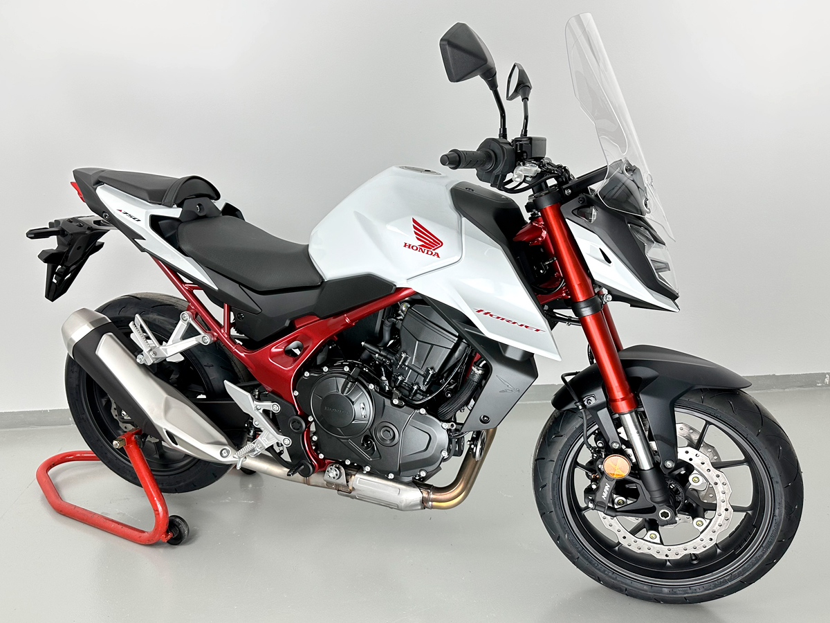 Plexi motocyklu WRS verze CAPONORD pro HONDA HORNET 750 ABS rok 2023-2024 barva čirá, výška plexi 51 cm