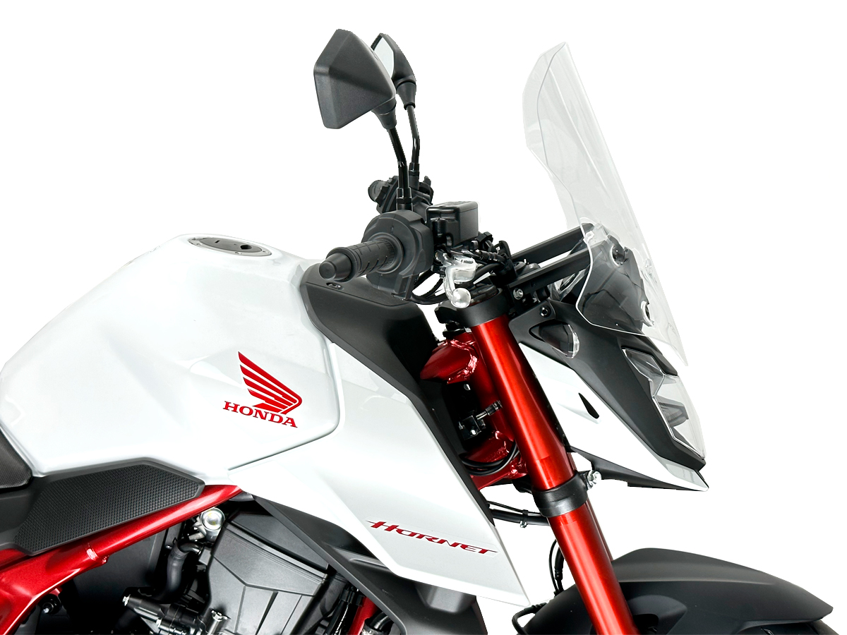 Plexi motocyklu WRS verze TOURING pro HONDA HORNET 750 ABS rok 2023-2024 barva čirá, výška plexi 43 cm