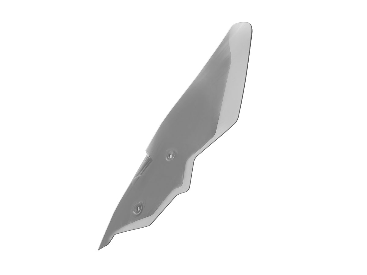 Plexi motocyklu WRS verze CAPONOURD pro HONDA XL 750 TRANSALP ABS rok 2023-2024 barva kouřová, výška plexi 50,5 cm