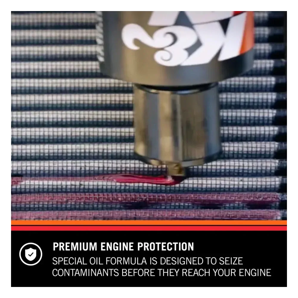 Čistící sada vzduchových filtrů KN AIR FILTER CARE KIT BLACK obsah balení 237 ml + 355 ml 