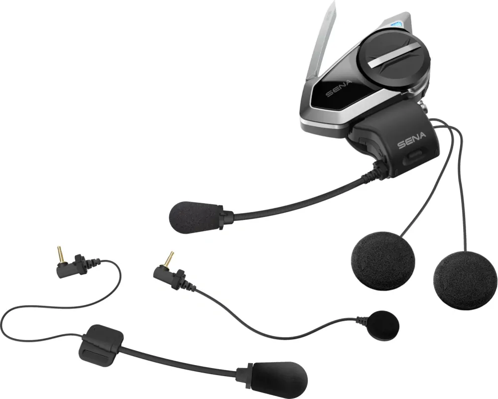 Komunikační zařízení / headset  pro motorkáře SENA 50S dosah 2 km, balení dvou jednotek