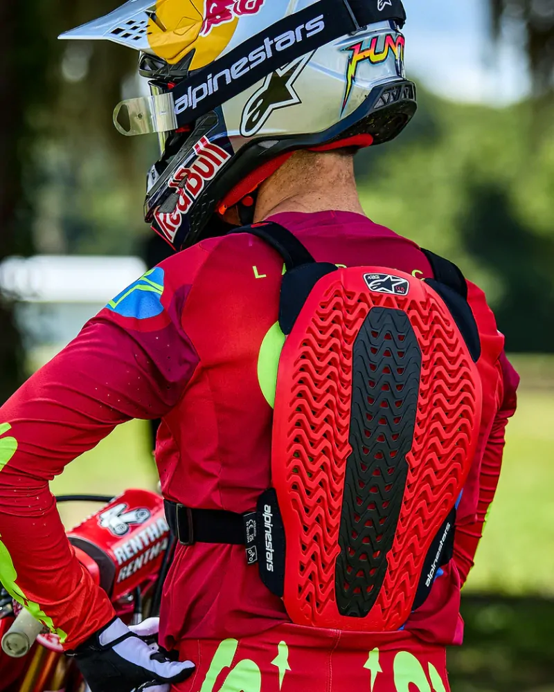A Hrudní / zádový chránič / chránič těla  ALPINESTARS A-5 PLASMA CHEST PROTECTOR černá/ červená velikost M/L