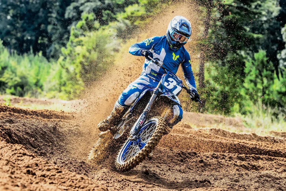 A Motokrosový / enduro komplet kalhot a dresu THOR LAUNCHMODE FORGE barva modrá/šedá velikost 38 + XXL