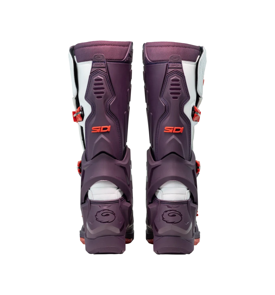 Motokrosové / enduro boty SIDI CROSSAIR barva vínová/červená/bílá, pár